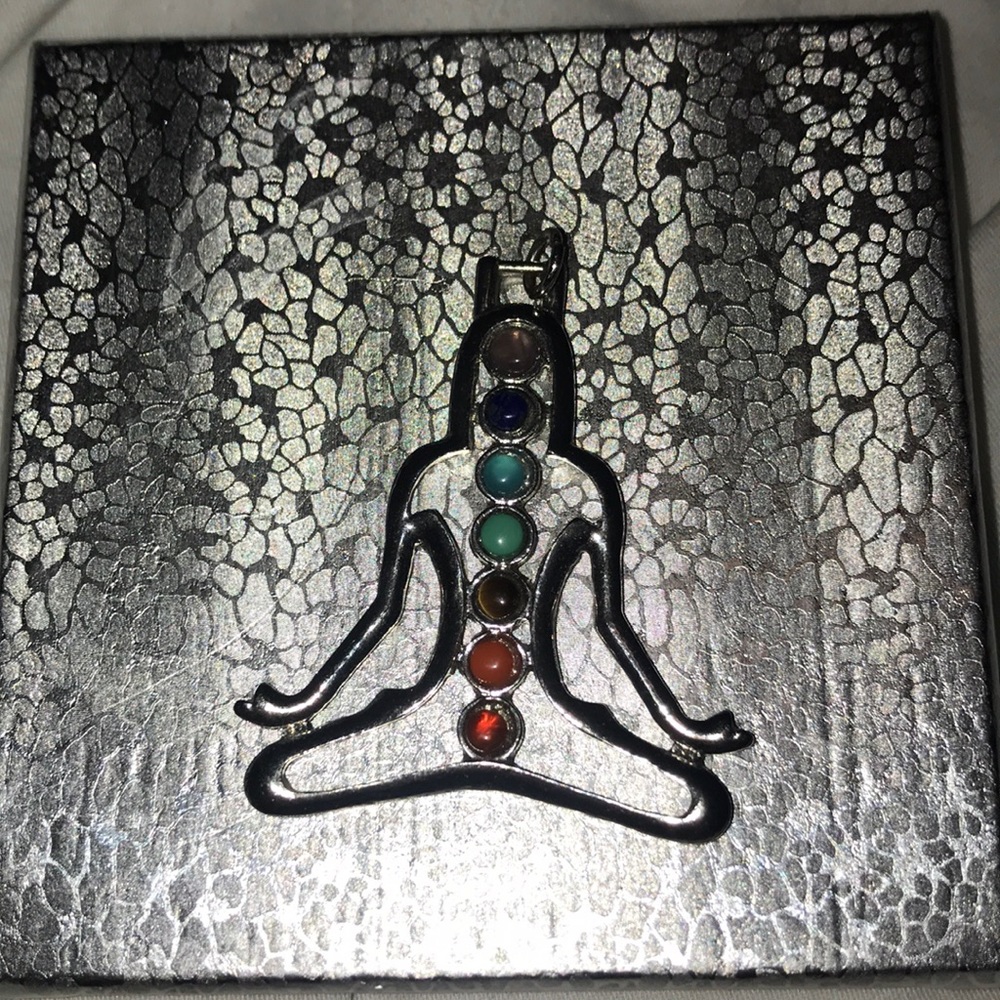 Chakra Necklace charm ✨ sterling silver